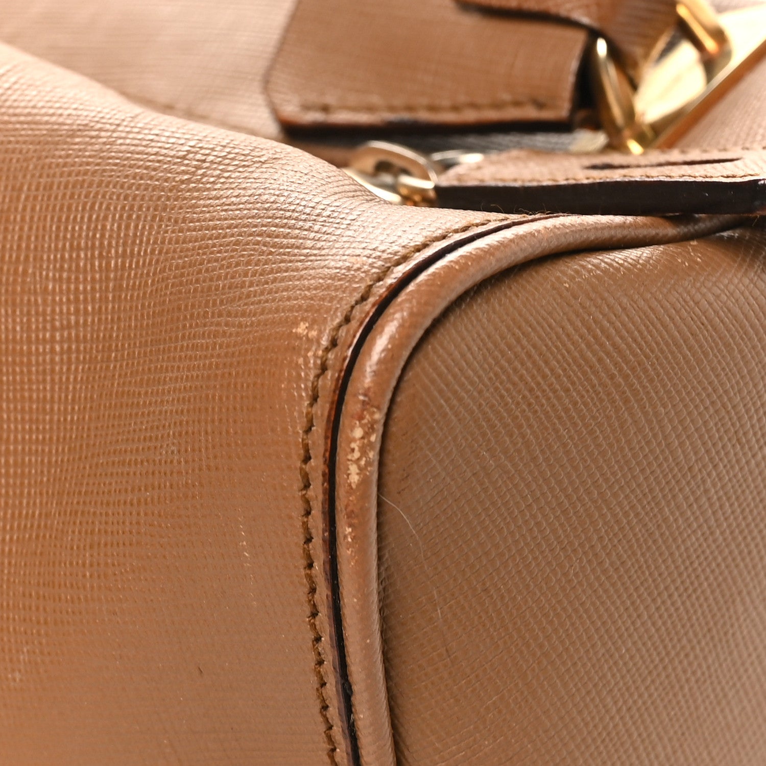 PRADA ビジネスバッグ ベージュ/ブラウン Prada Saffiano Rectangular Shoulder Bag Brown 1871365 – FASHIONPHILE