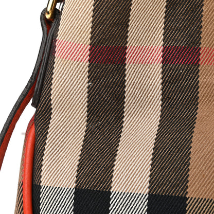 Burberry House Check Small Canterbury Tote Bright Russet 14 of 14