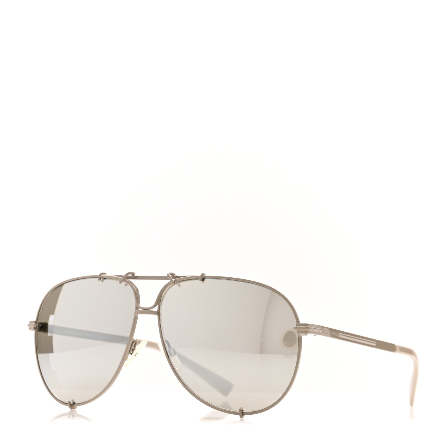 エディ期DIOR HOMME 05SS Aviator Sunglasses Christian Dior Homme Mens Aviator Sunglasses 5T2SS Light Grey