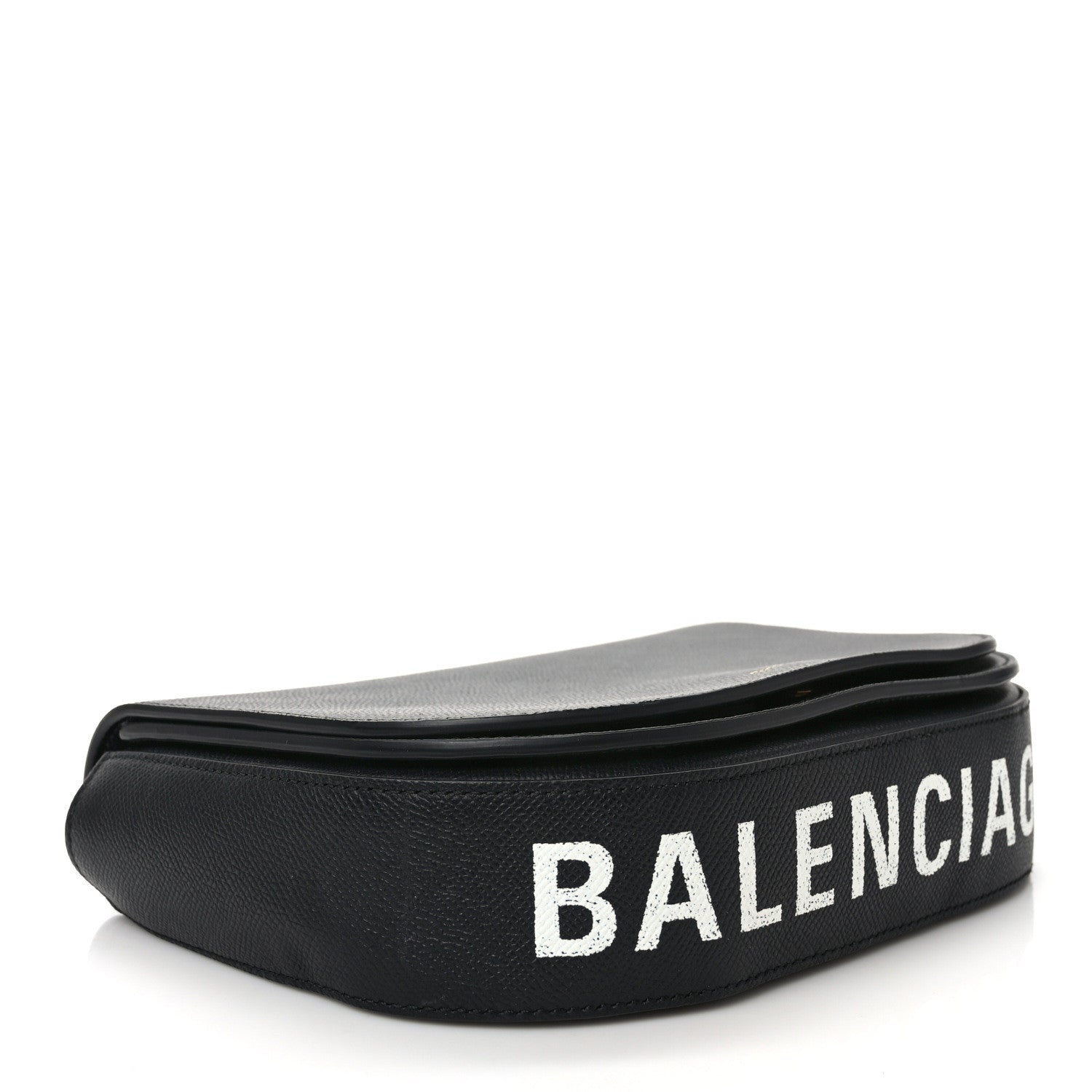 Balenciaga Signature Grained Calfskin Logo Ville Day Bag Black 3 of 7