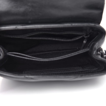 Saint Laurent Calfskin Y Quilted Monogram Toy Loulou Crossbody Bag Black 5 of 13