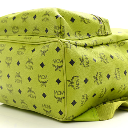 MCM Visetos Crown Stud Medium Stark Backpack Green 12 of 12
