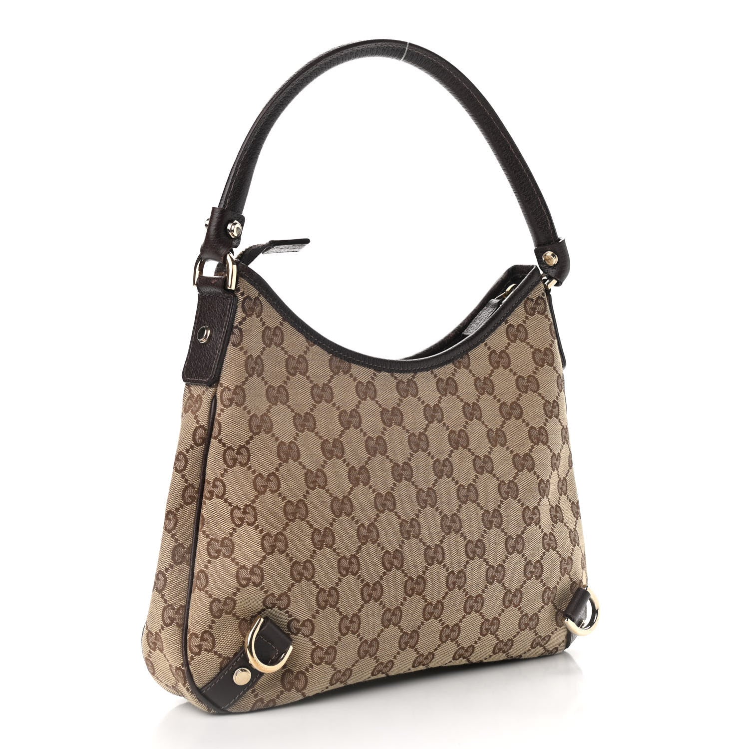 Gucci Monogram Medium Abbey D Ring Hobo Brown 3 of 9