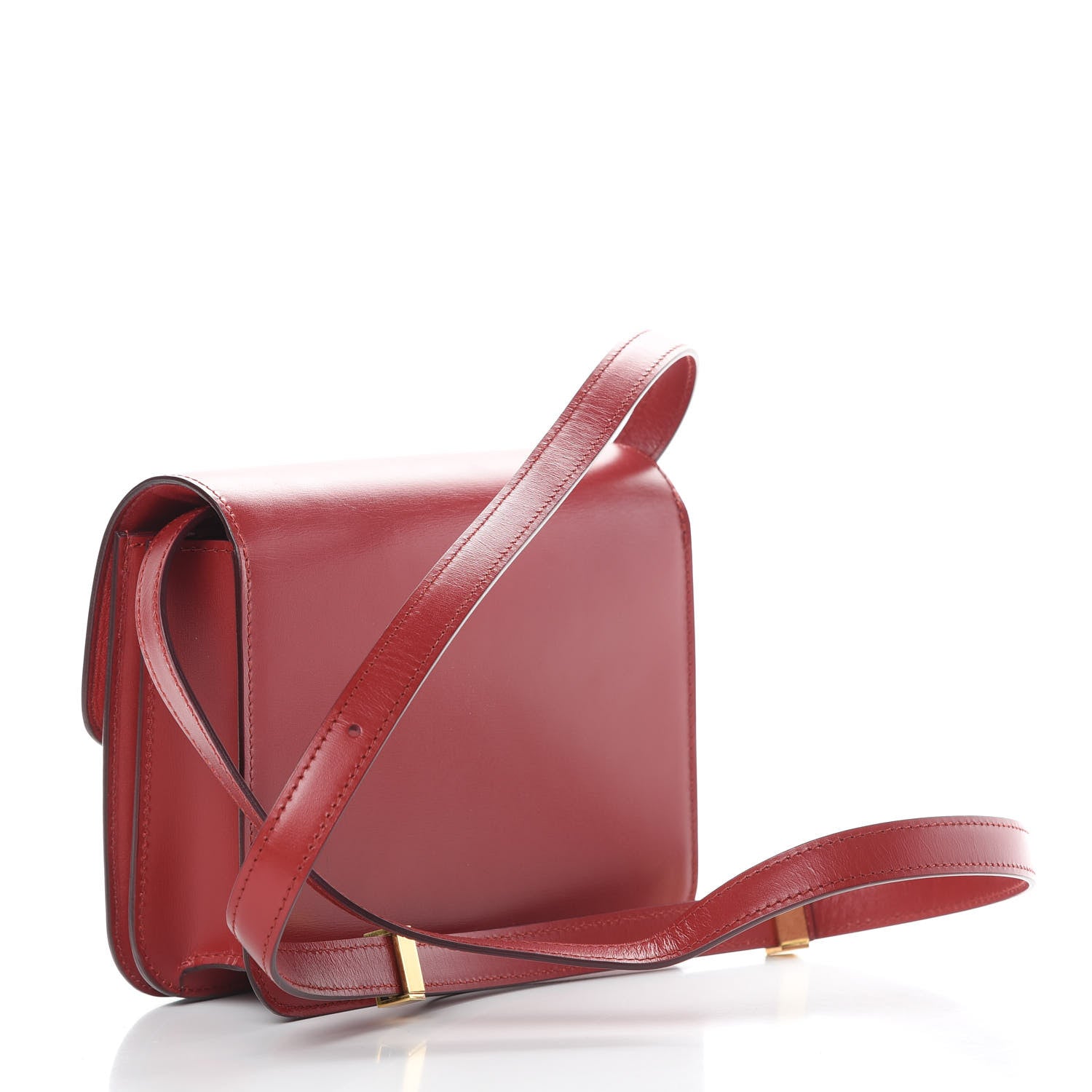 Celine Box Calfskin Teen Classic Box Flap Bag Red 3 of 17