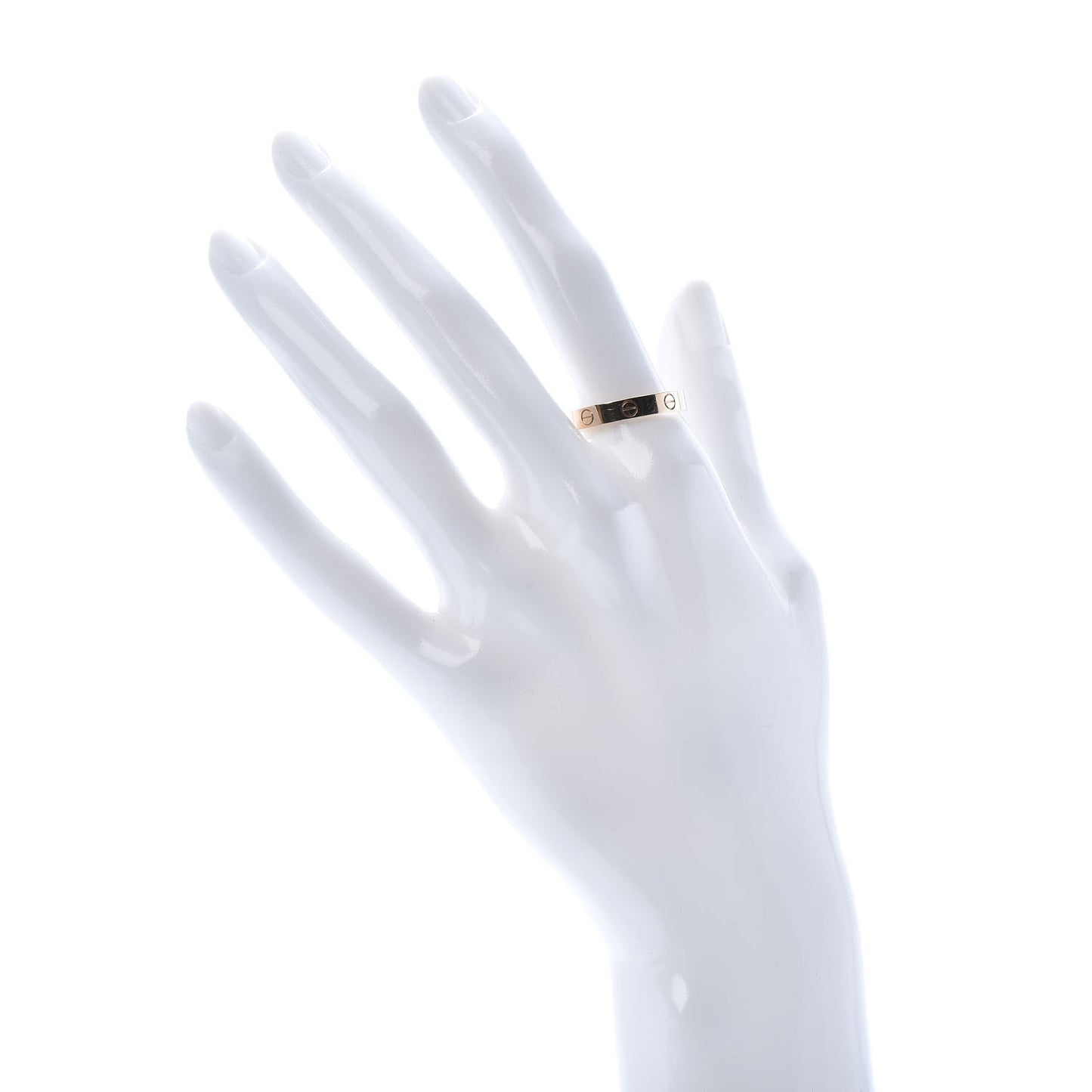 18K Pink Gold 3.5mm LOVE Wedding Band Ring 58 8.25