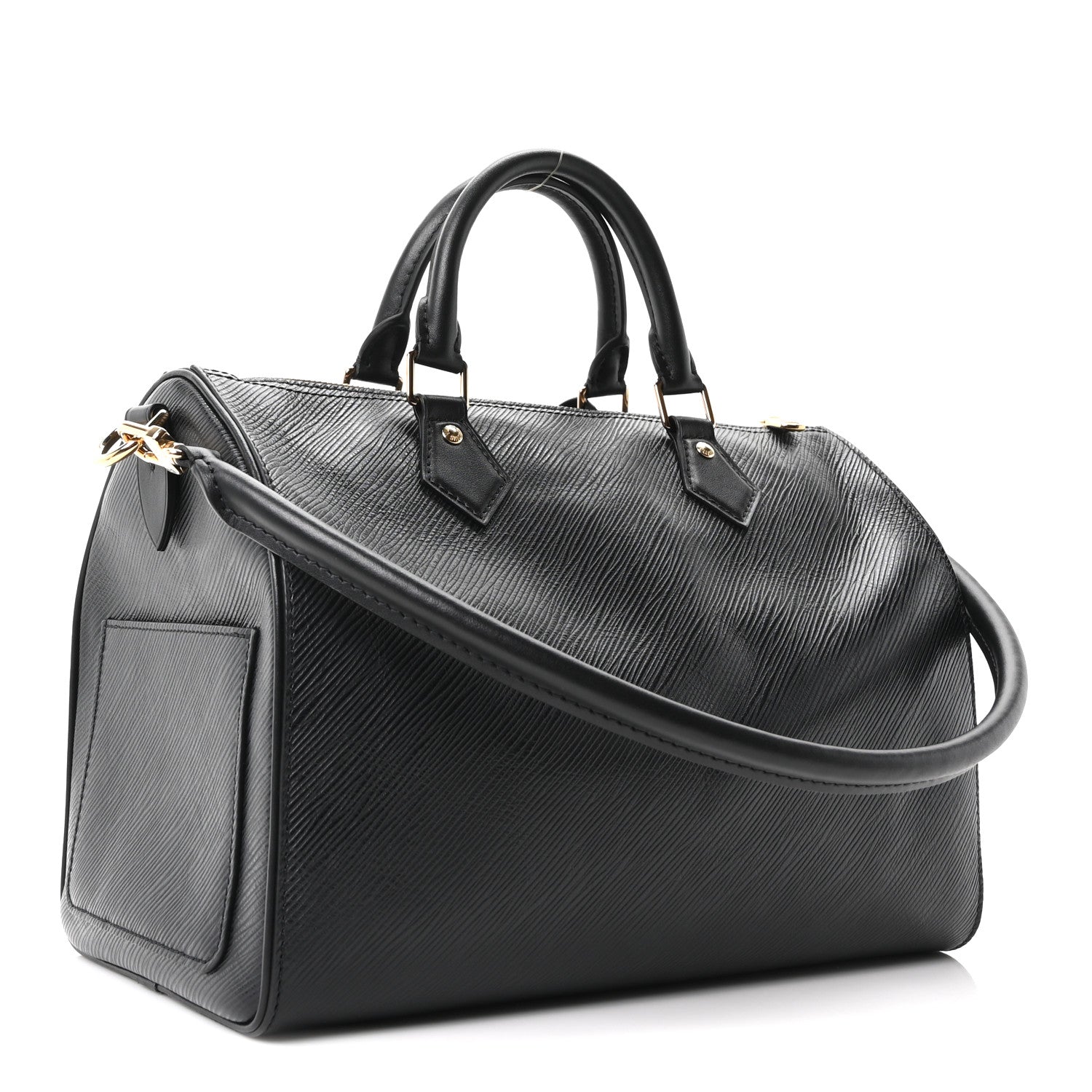 Louis Vuitton Epi Speedy Soft 30 Black 3 of 9