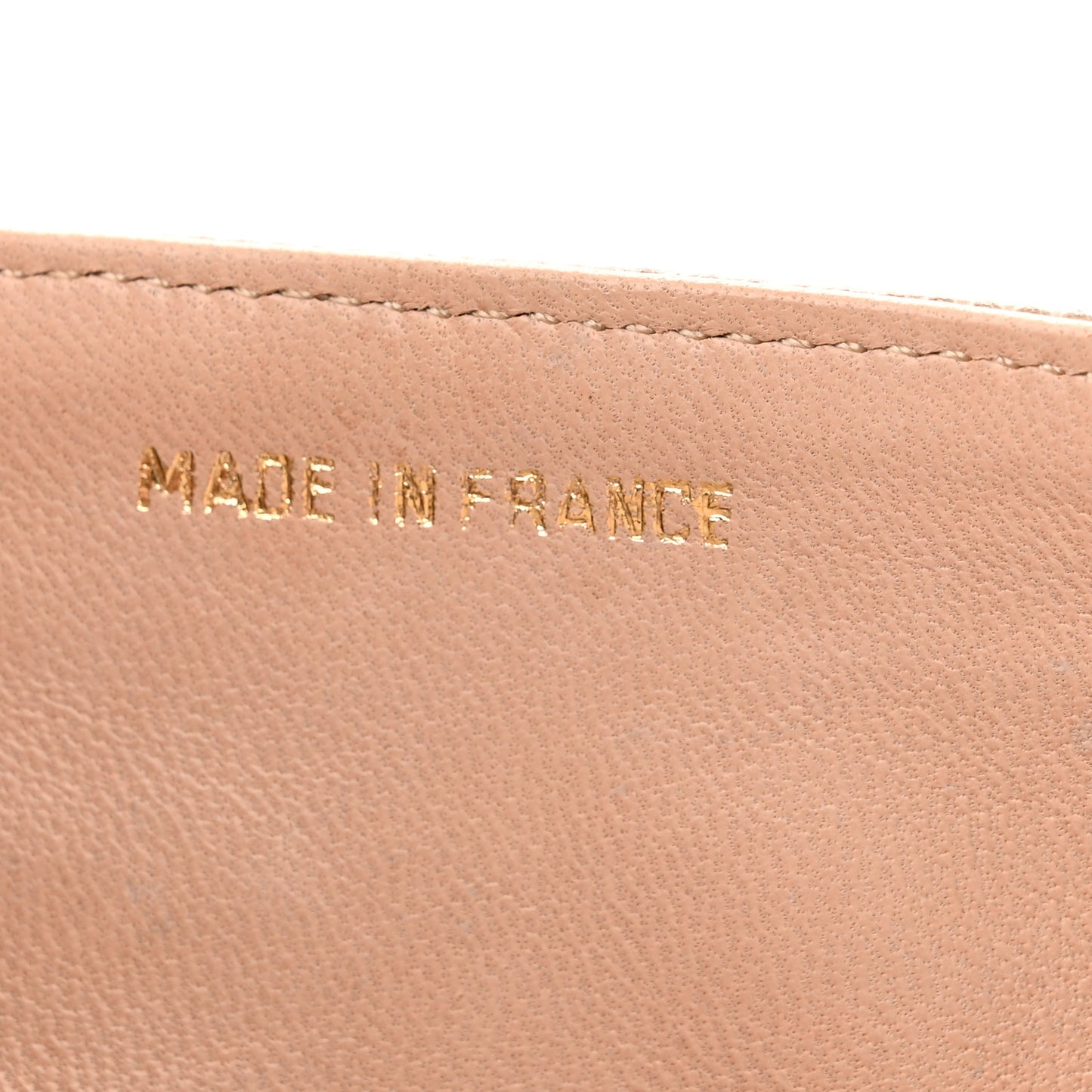 Lizard Small Double Flap Beige