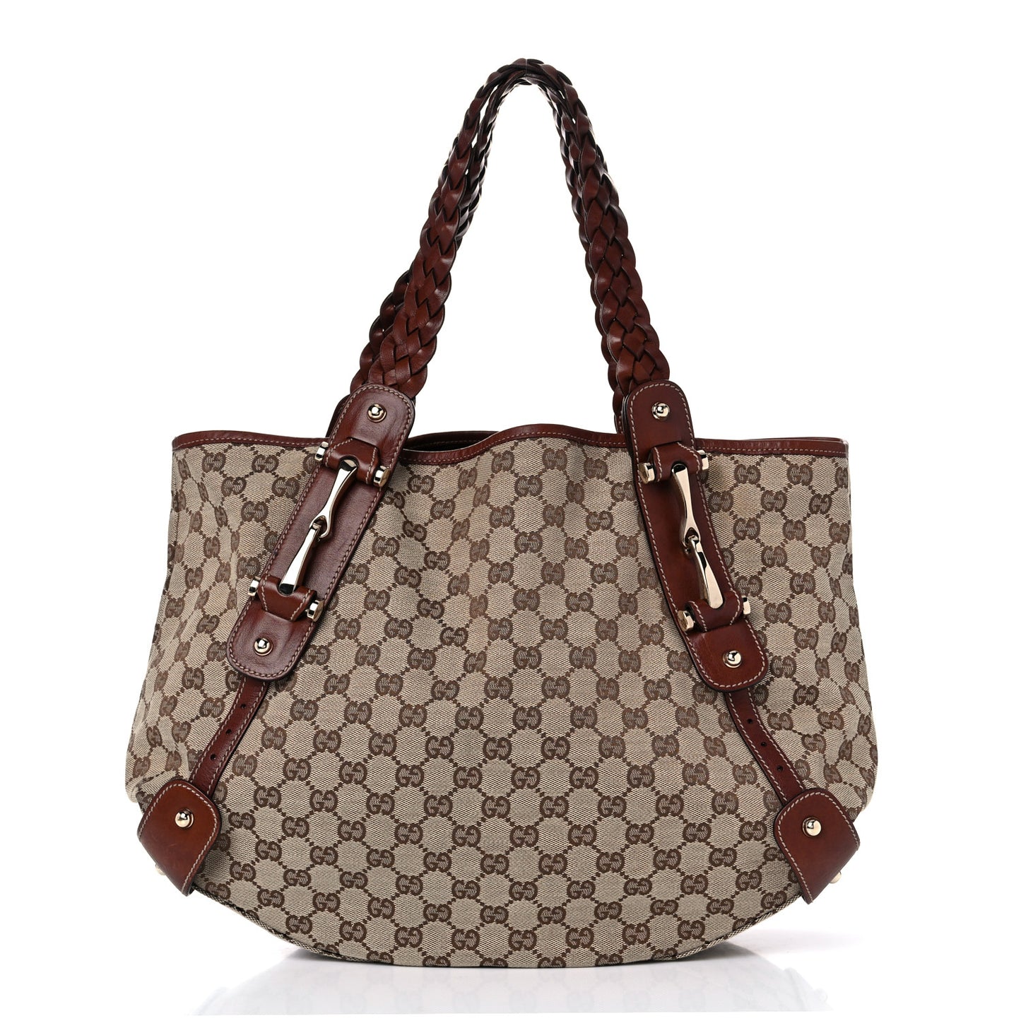 Monogram Medium Pelham Shoulder Bag Brown