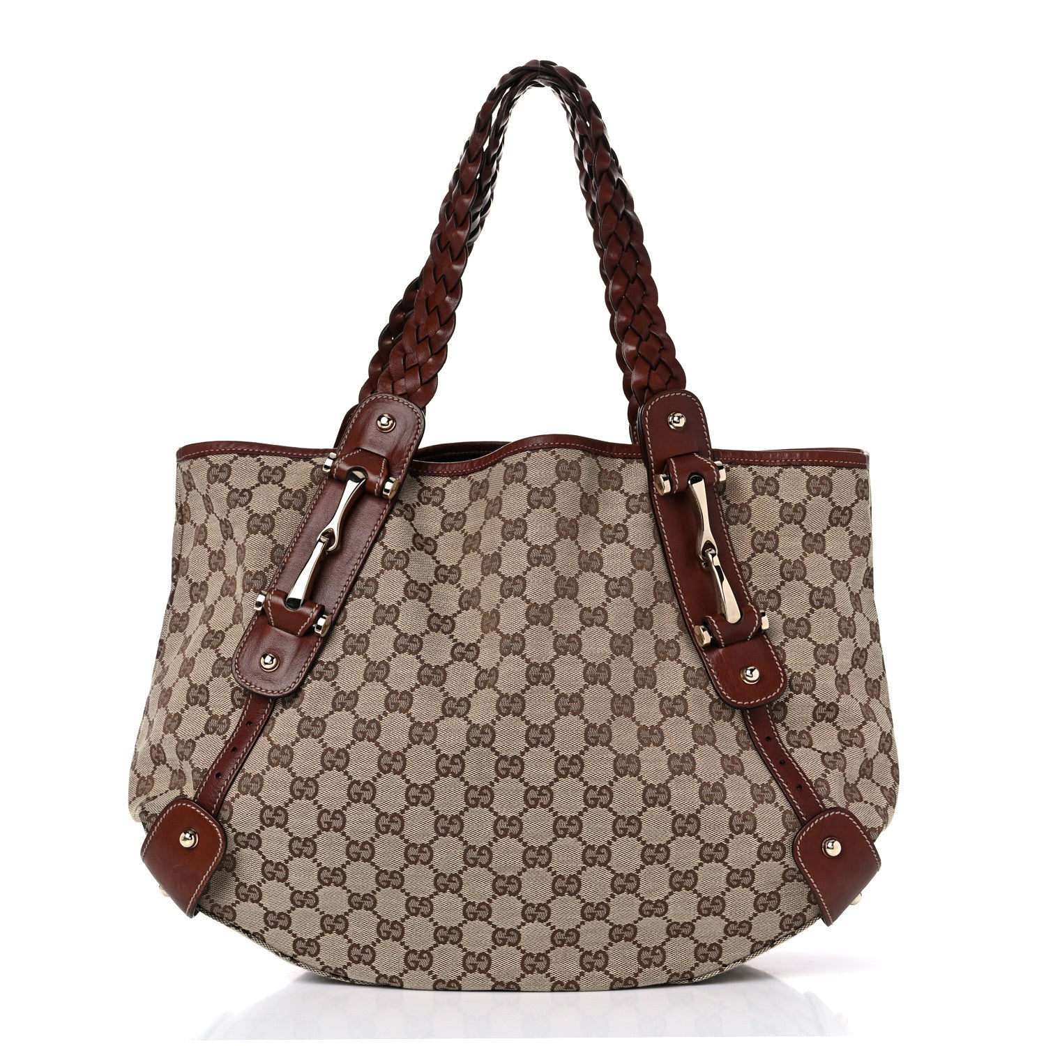 Gucci Monogram Medium Pelham Shoulder Bag Brown 1 of 12