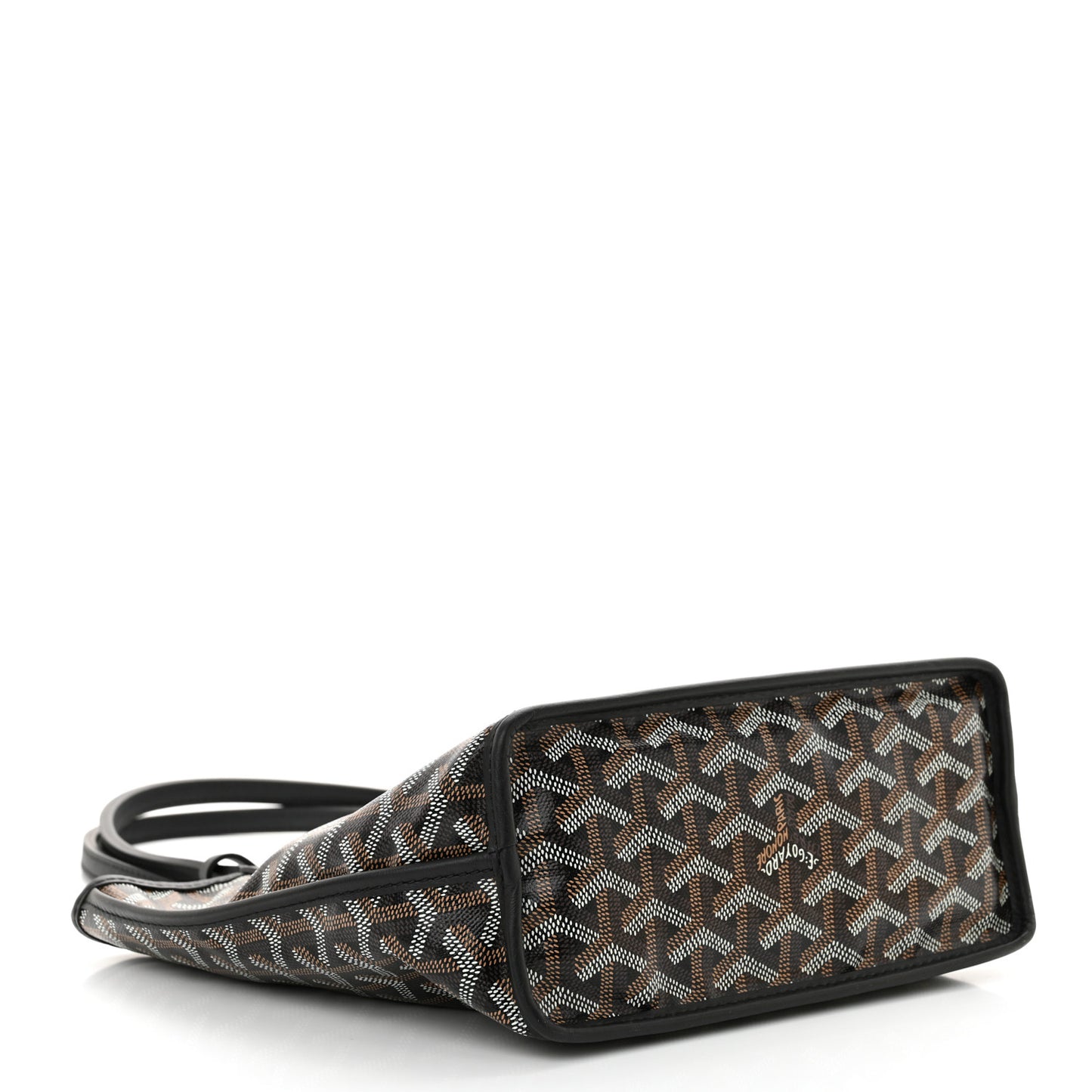 Goyardine Reversible Mini Anjou Black