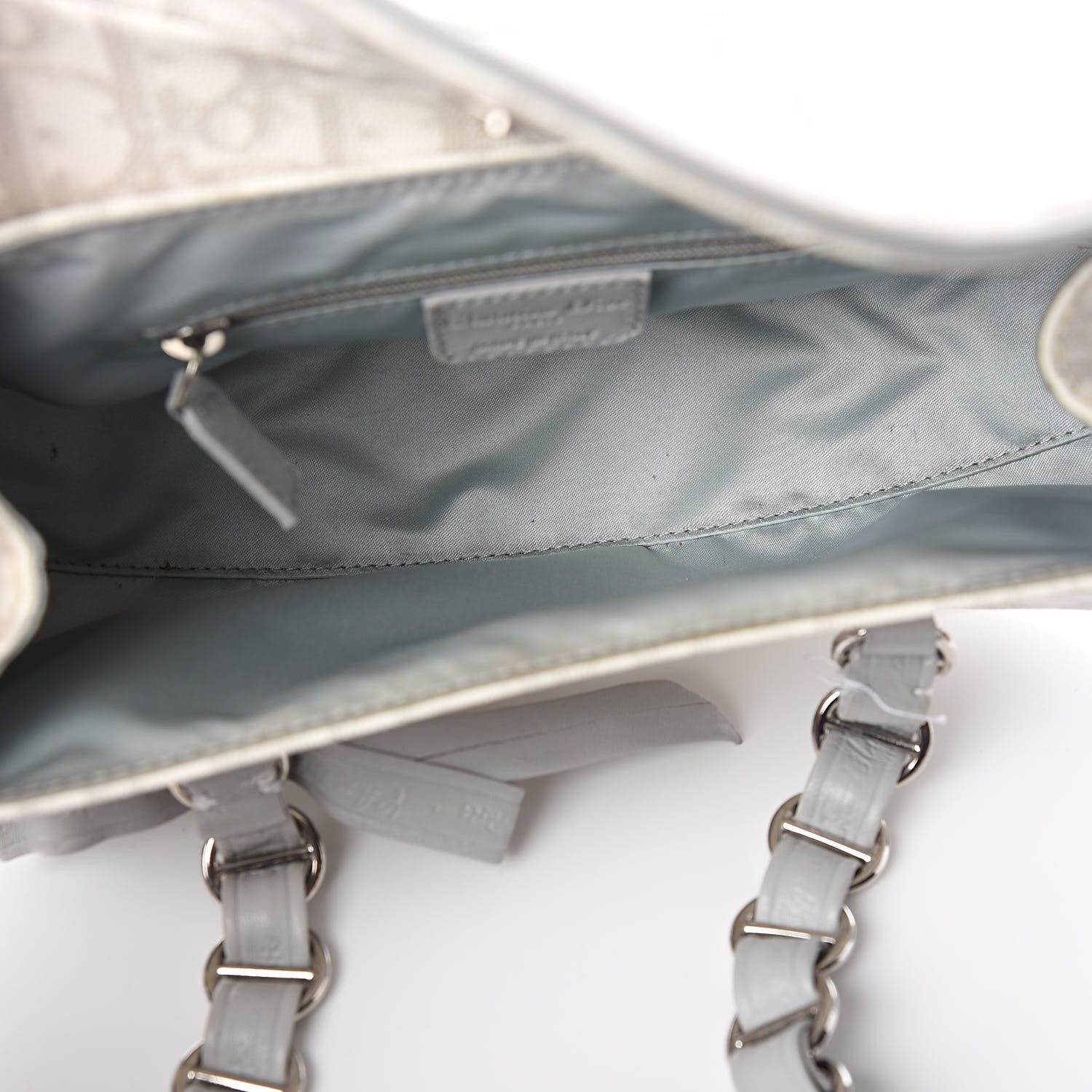 Christian Dior Monogram Romantique Trotter Bag Grey 5 of 12
