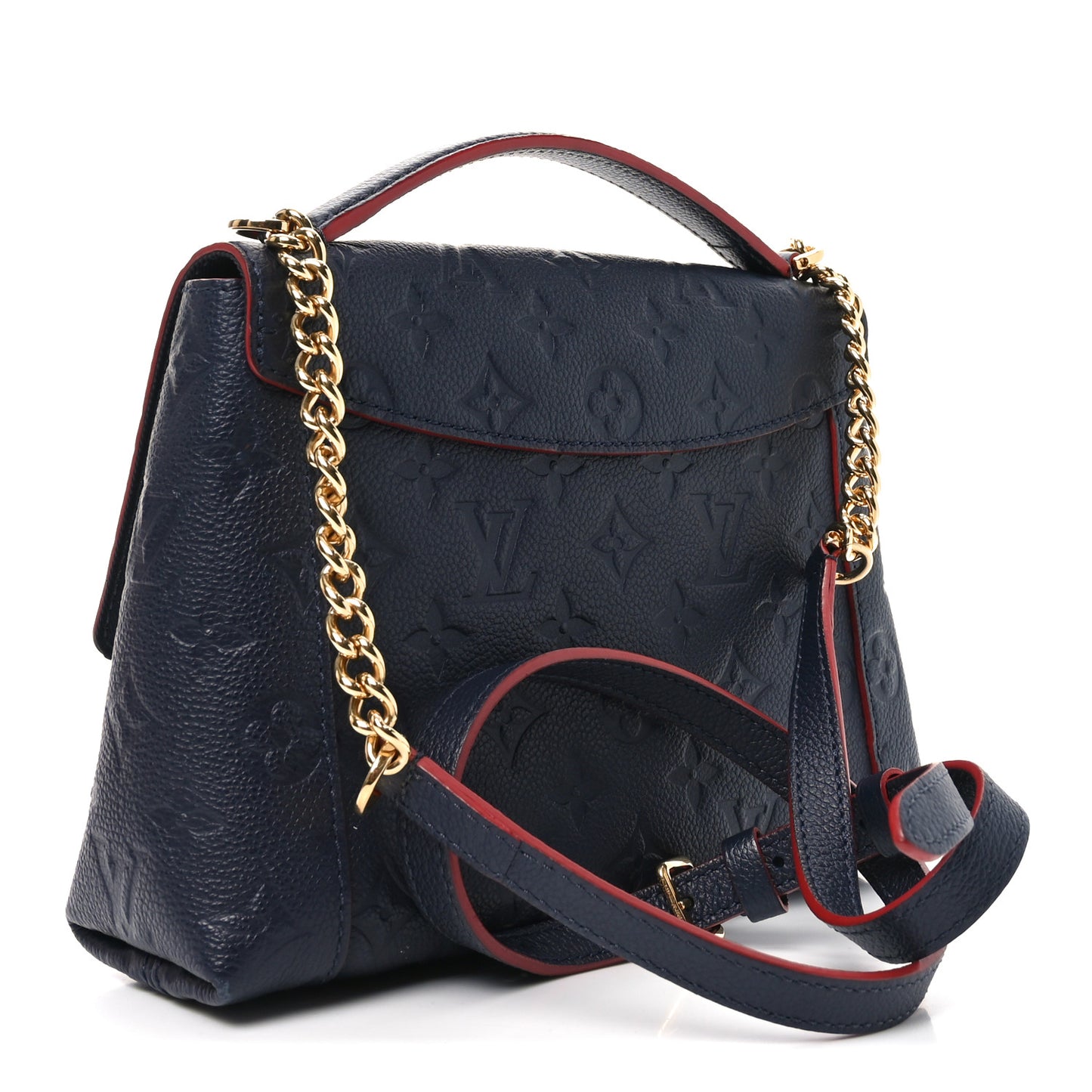 Empreinte Blanche BB Marine Rouge