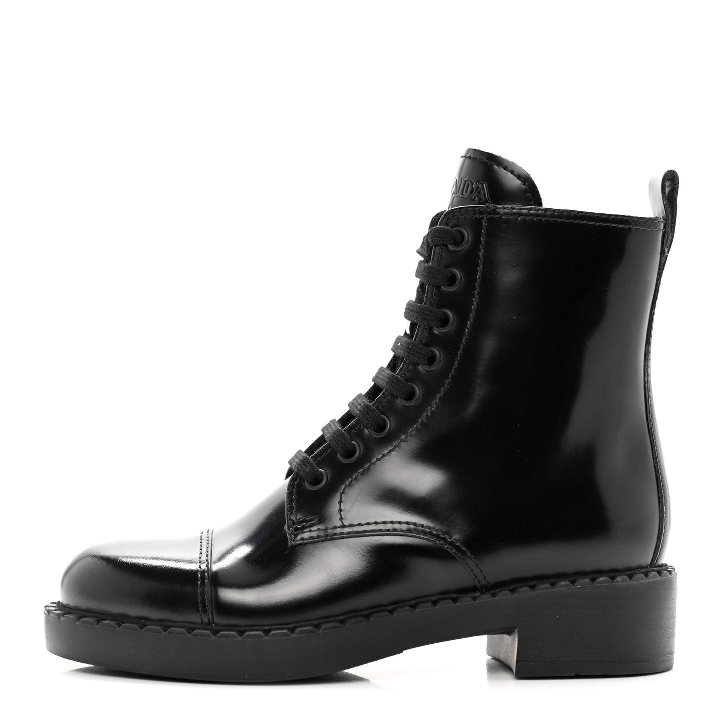 Spazzolato Chocolate 50mm Combat Boots 36 Black