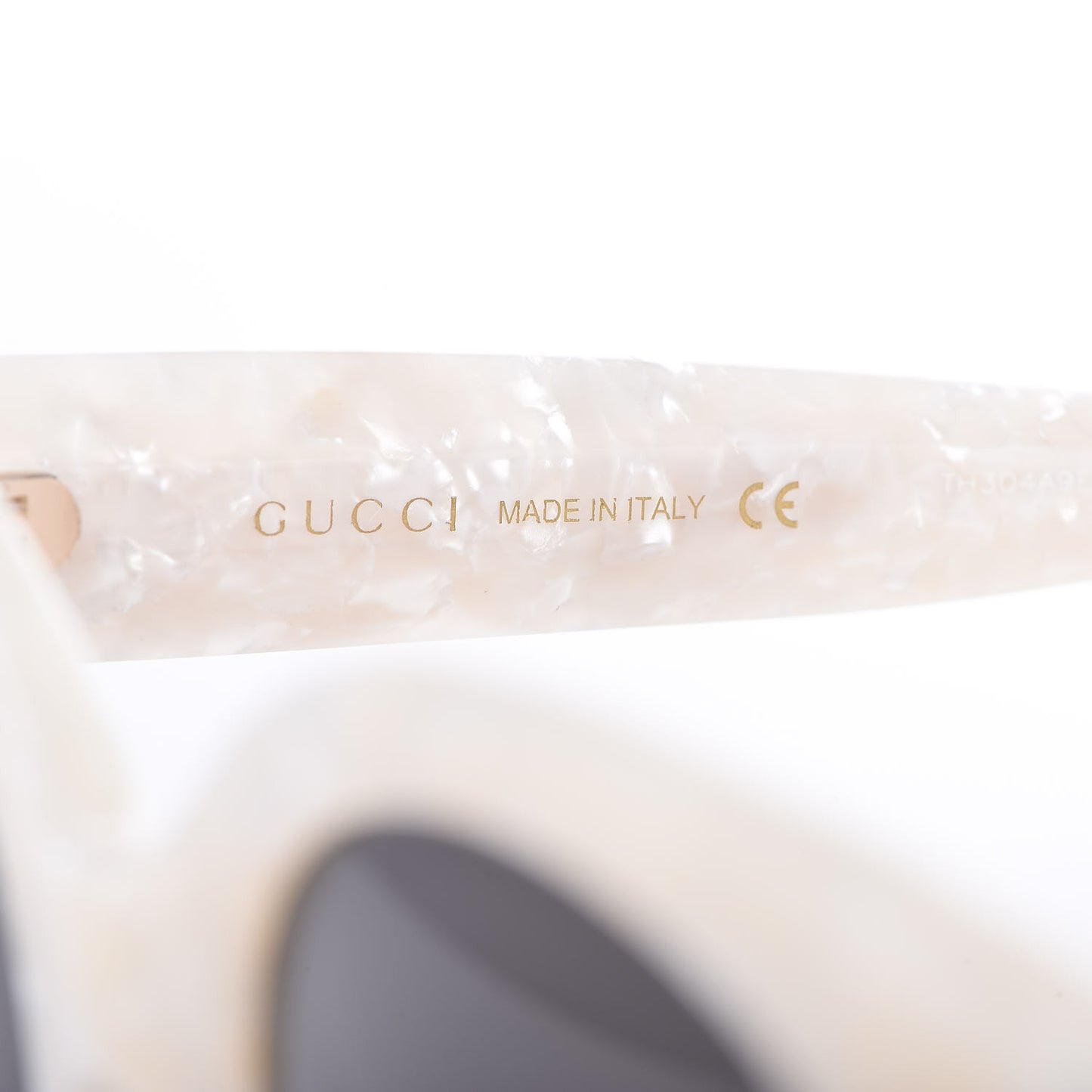 Round Frame GG Star Sunglasses GG0207S White