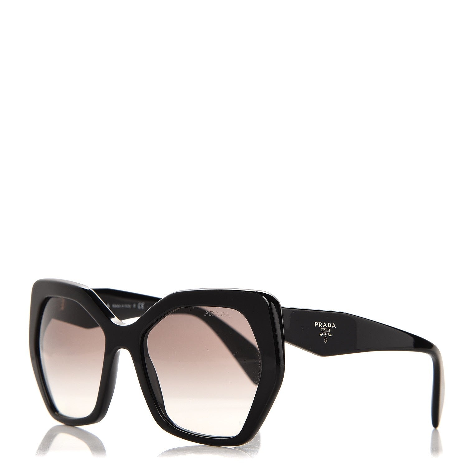 Prada Sunglasses SPR 16R Black 1 of 7