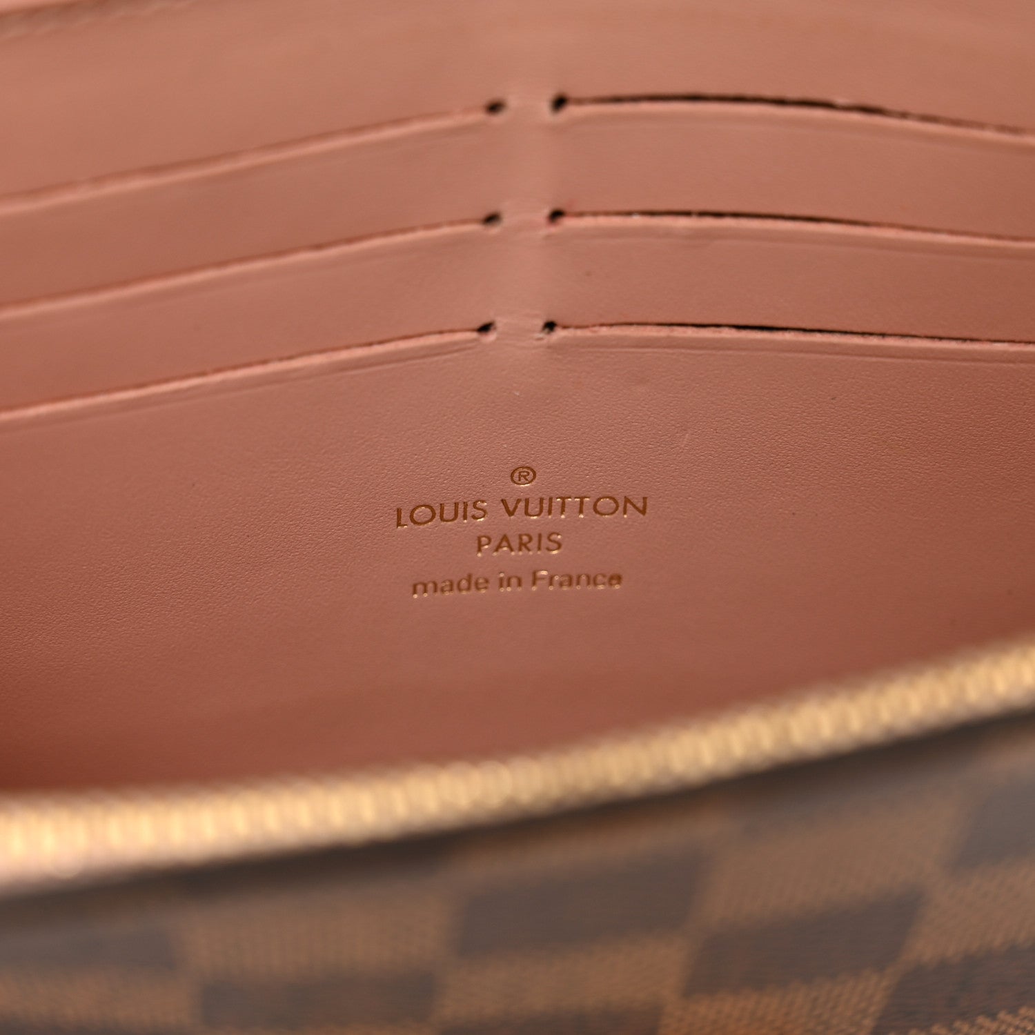 Louis Vuitton Damier Ebene Croisette Chain Wallet Magnolia 7 of 12