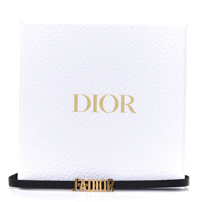 Christian Dior Grosgrain Ribbon J'Adior Logo Choker Necklace Black 5 of 5