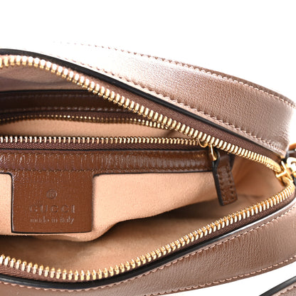 Gucci Azalea Calfskin Small Horsebit 1955 Shoulder Bag Brown Sugar 6 of 10