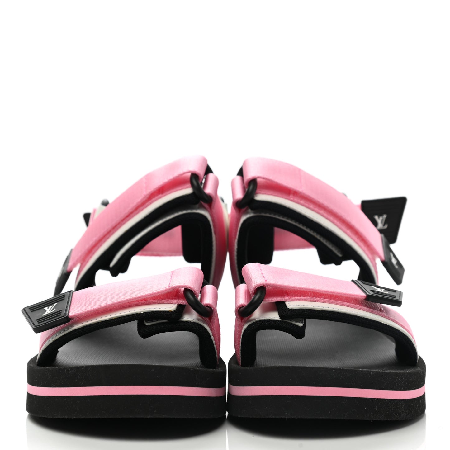Monogram Flat Arcade Sandals 36.5 Pink