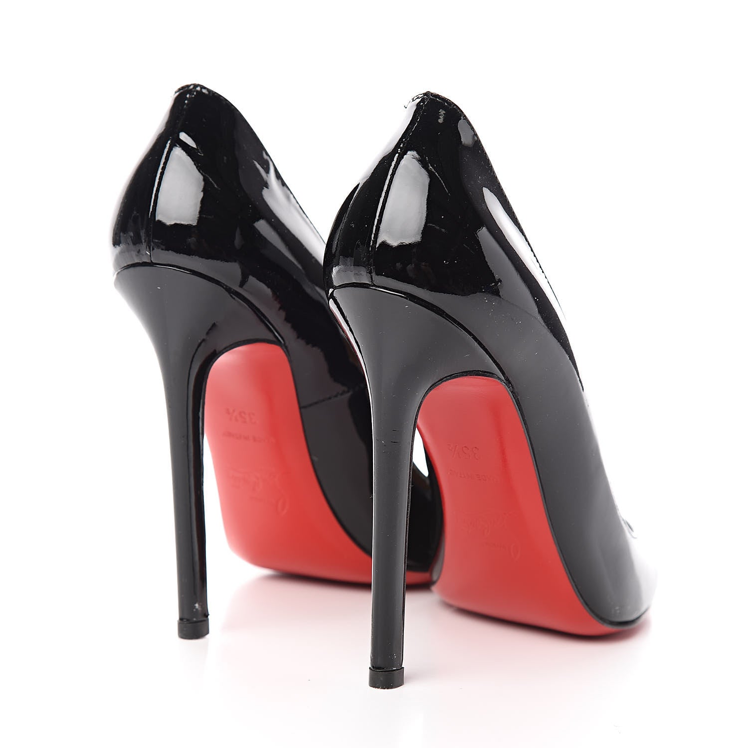 Christian Louboutin Patent Fifi 100 Pumps 35.5 Black 4 of 9