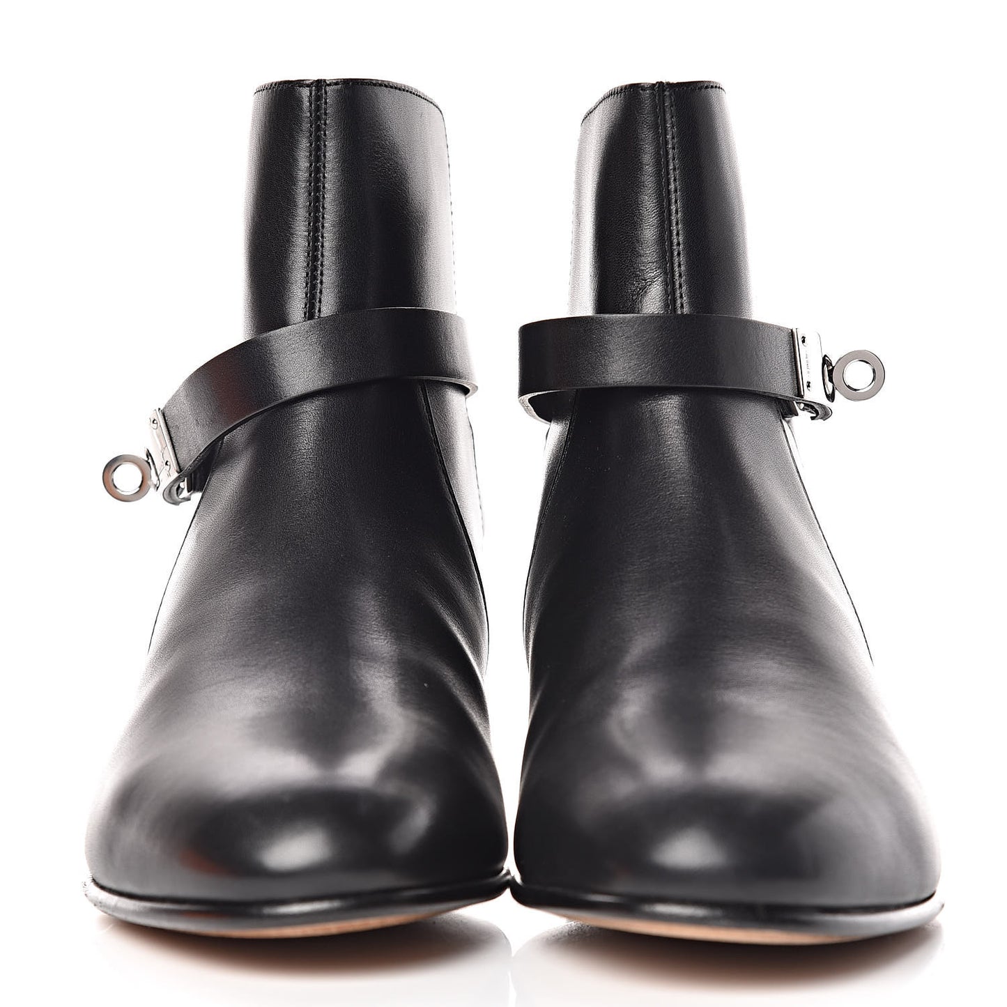 Calfskin Neo Low Boots 38 Black