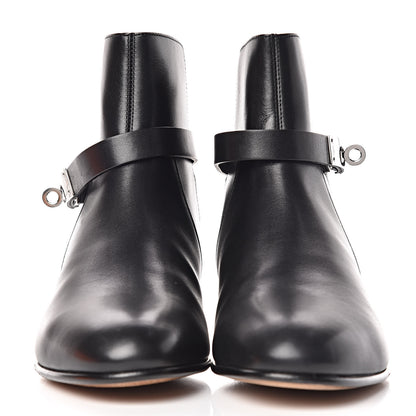 Hermes Calfskin Neo Low Boots 38 Black 2 of 10
