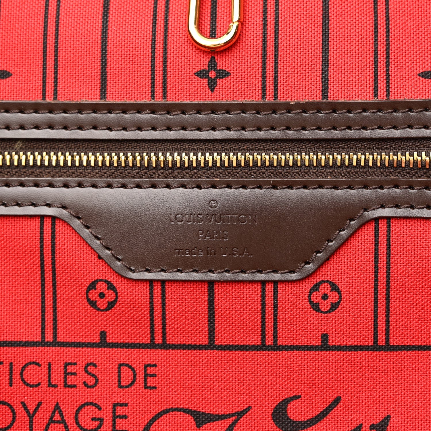 Louis Vuitton Damier Ebene Neverfull MM 6 of 10