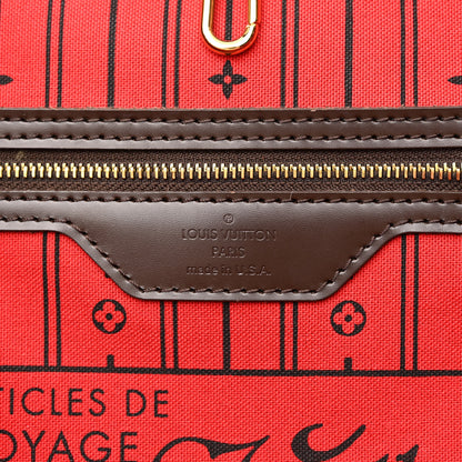 Louis Vuitton Damier Ebene Neverfull MM 6 of 10