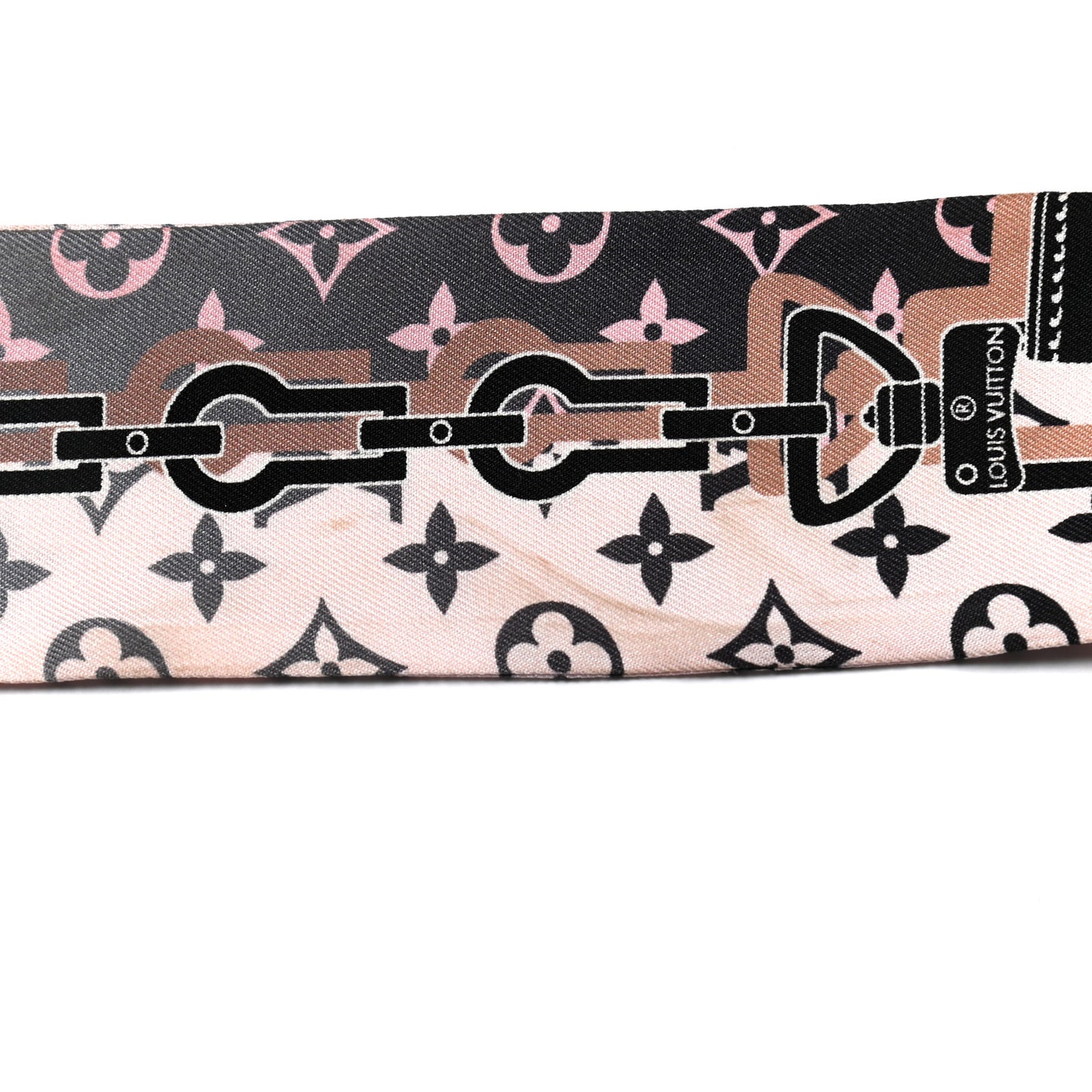 Silk Monogram Rising Confidential BB Bandeau Black Rose