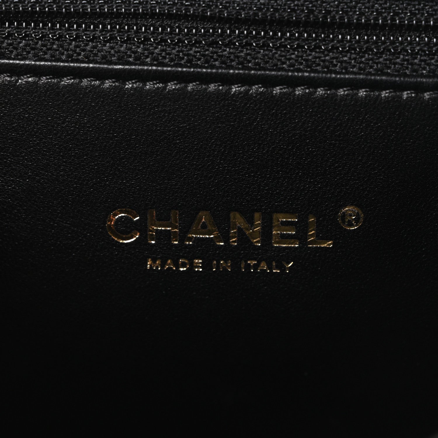 Chanel Calfskin Chevron Quilted Medal Flap Black 6 of 10
