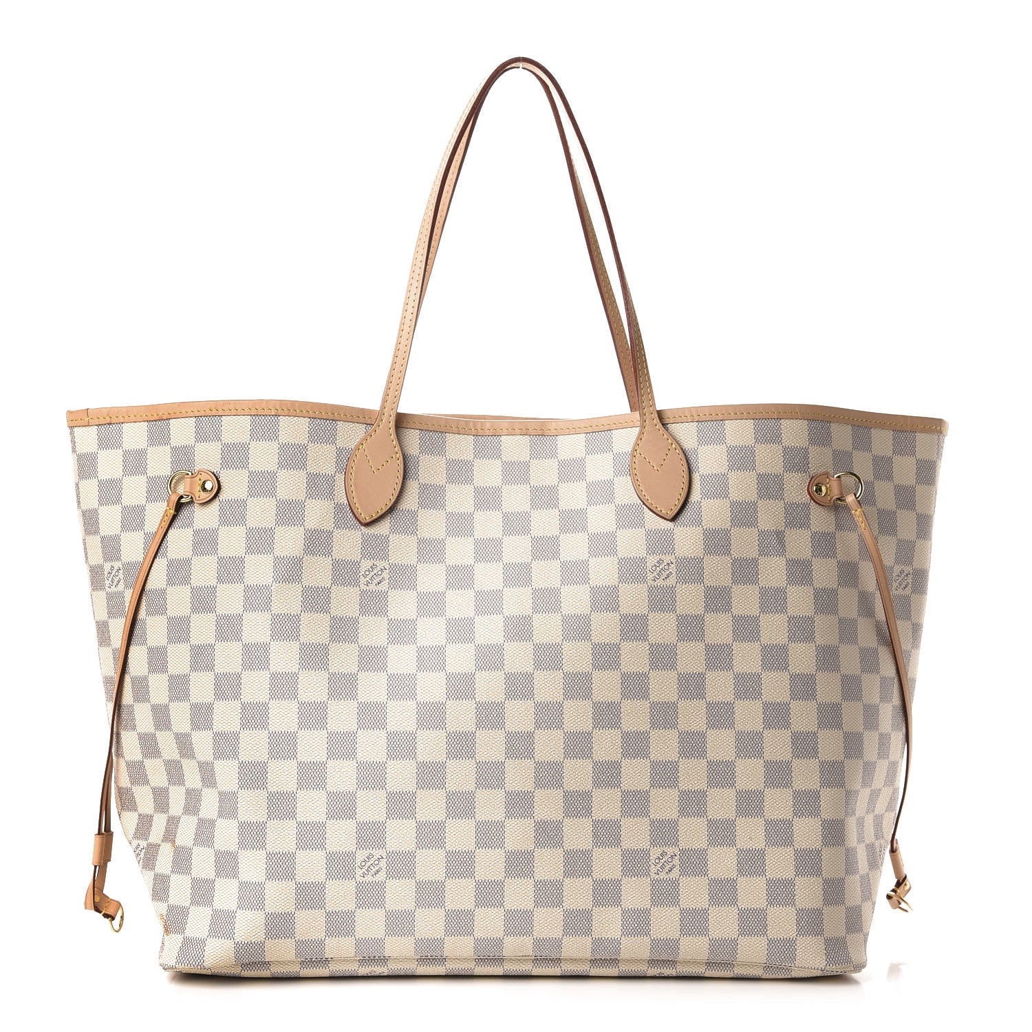 Louis Vuitton Damier Azur Neo Neverfull GM Rose Ballerine 1 of 14