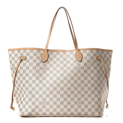 Louis Vuitton Damier Azur Neo Neverfull GM Rose Ballerine 1 of 14
