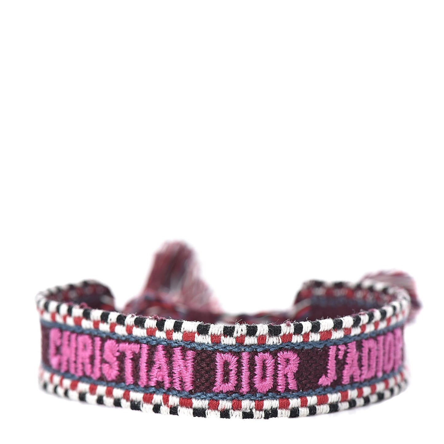 Woven Cotton J'Adior Friendship Bracelet Beige Multicolor