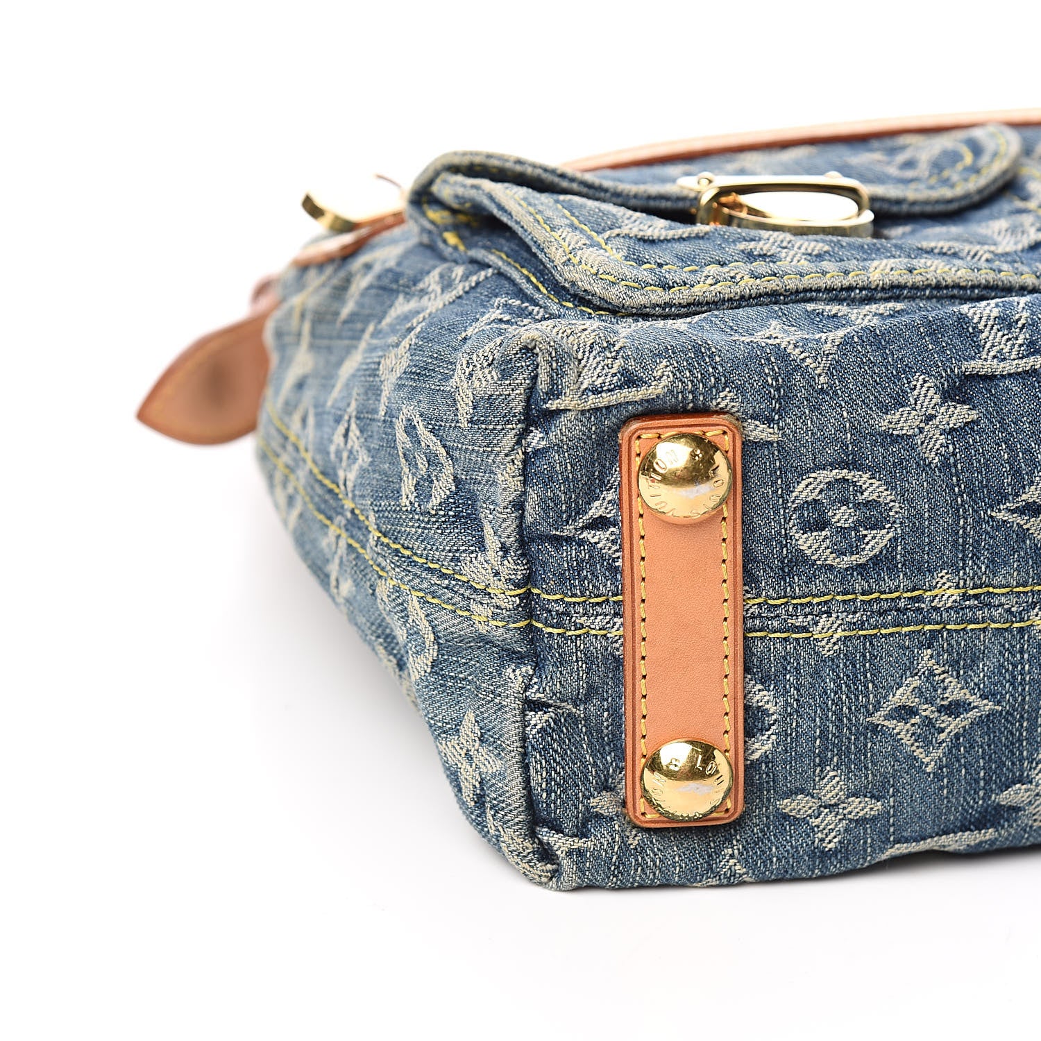 Louis Vuitton Monogram Denim Baggy PM Blue 9 of 11