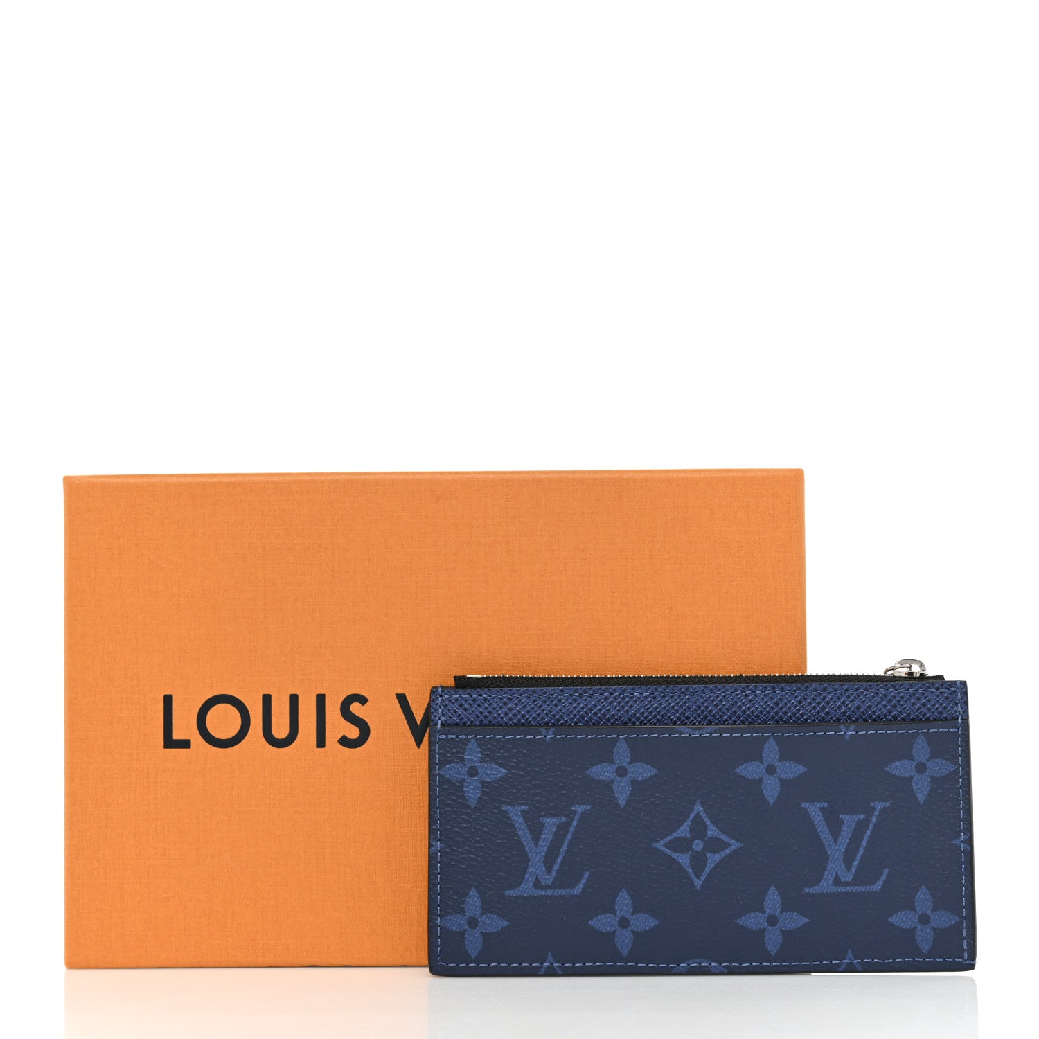 Louis Vuitton Taigarama Coin Card Holder Cobalt Blue 9 of 9