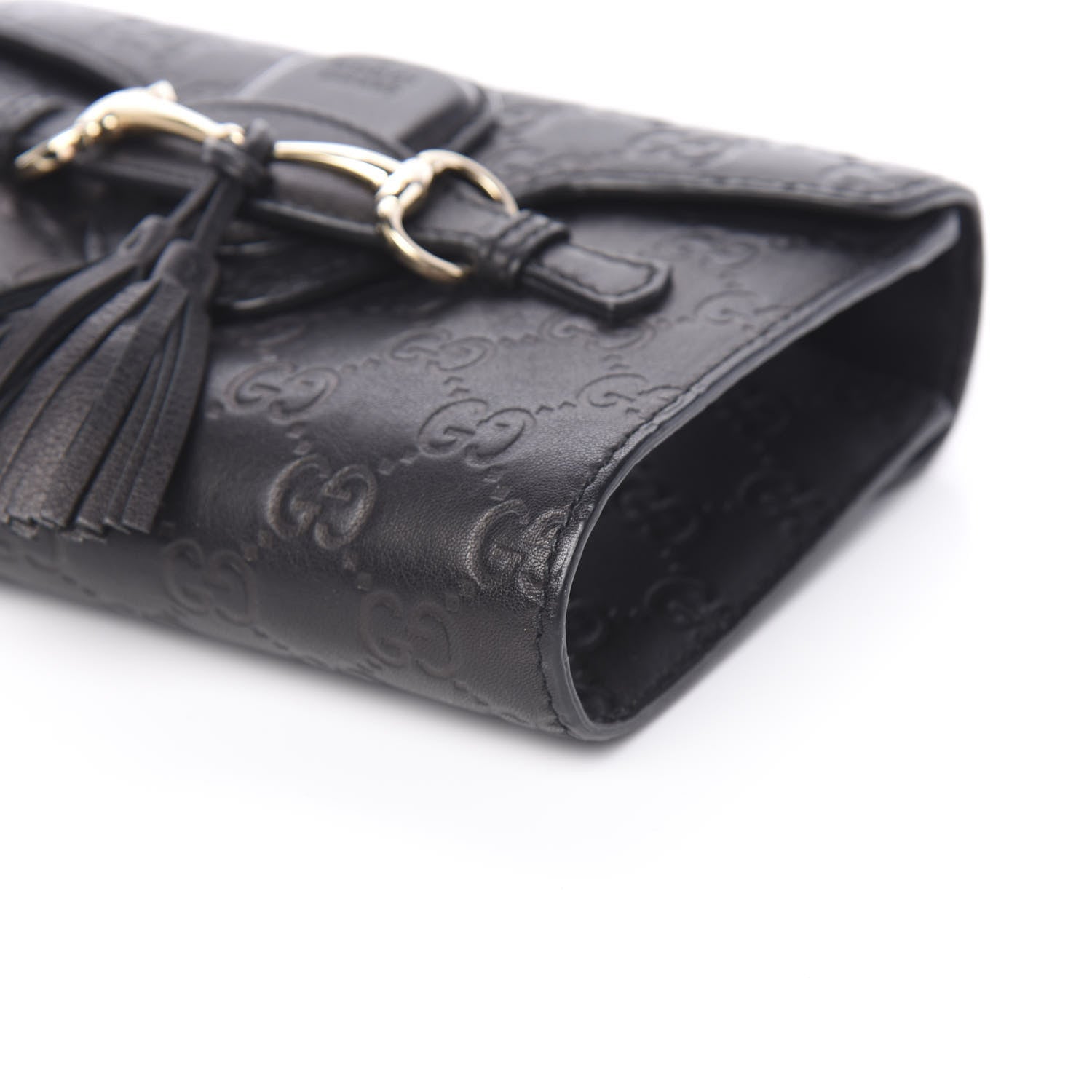 Gucci Guccissima Mini Emily Shoulder Bag Black 8 of 10