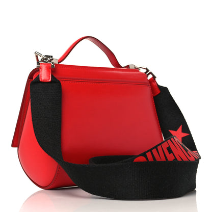 Givenchy Calfskin Mini Pandora Box Logo Strap Crossbody Bag Medium Red 2 of 9