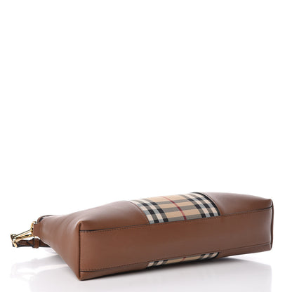 Burberry Horseferry Check Small Chichester Crossbody Clutch Bag Honey Tan 4 of 14