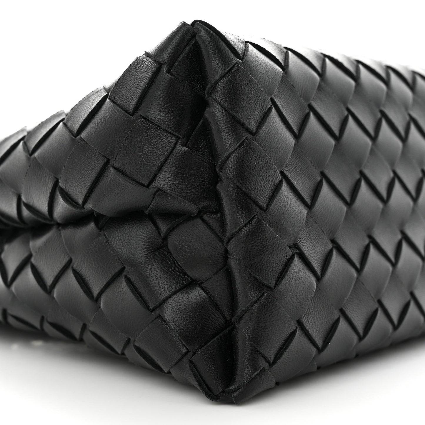 Nappa Intrecciato Small Andiamo Shoulder Bag Black