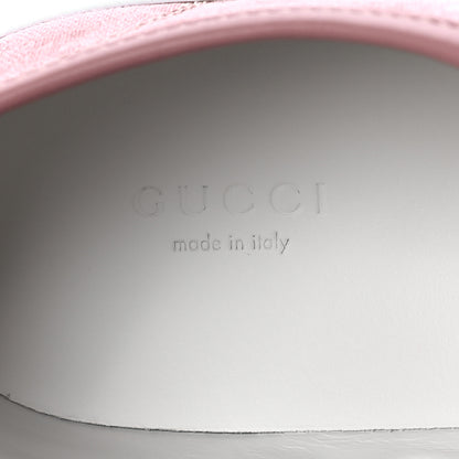 Gucci GG Monogram Calfskin Womens Low Top Sneakers 39 Pink Soft Pink 7 of 7