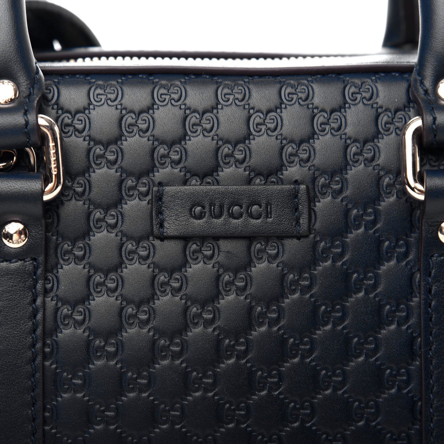 Microguccissima Medium Crossbody Bag Blue