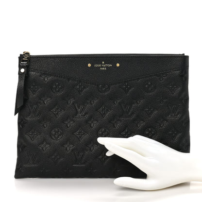 Louis Vuitton Empreinte Daily Pouch Black 2 of 8