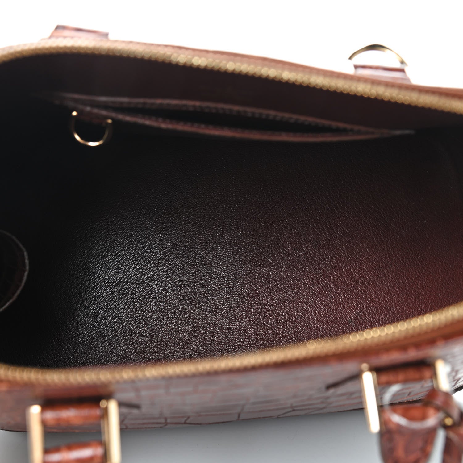 Louis Vuitton Matte Alligator Alma PM Havane 5 of 8
