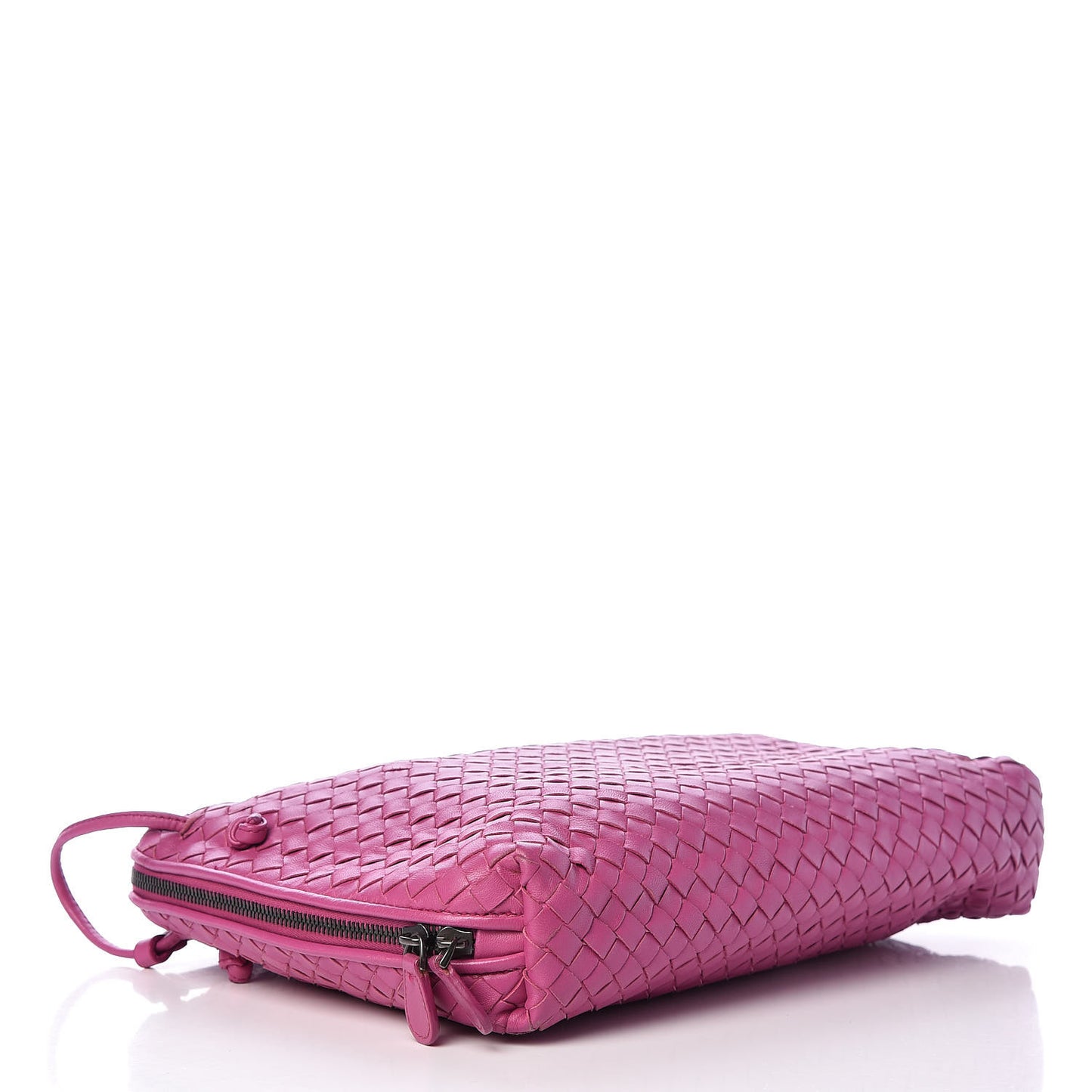 Nappa Intrecciato Pillow Crossbody Messenger Peony