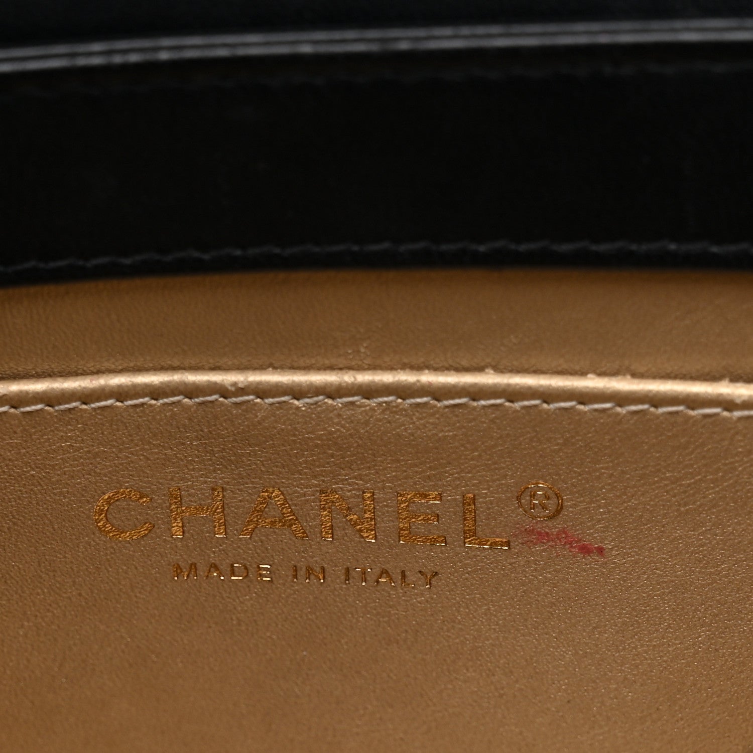 Chanel Lambskin Quilted Mini CC Crystal Logo Chain Flap Black 6 of 12