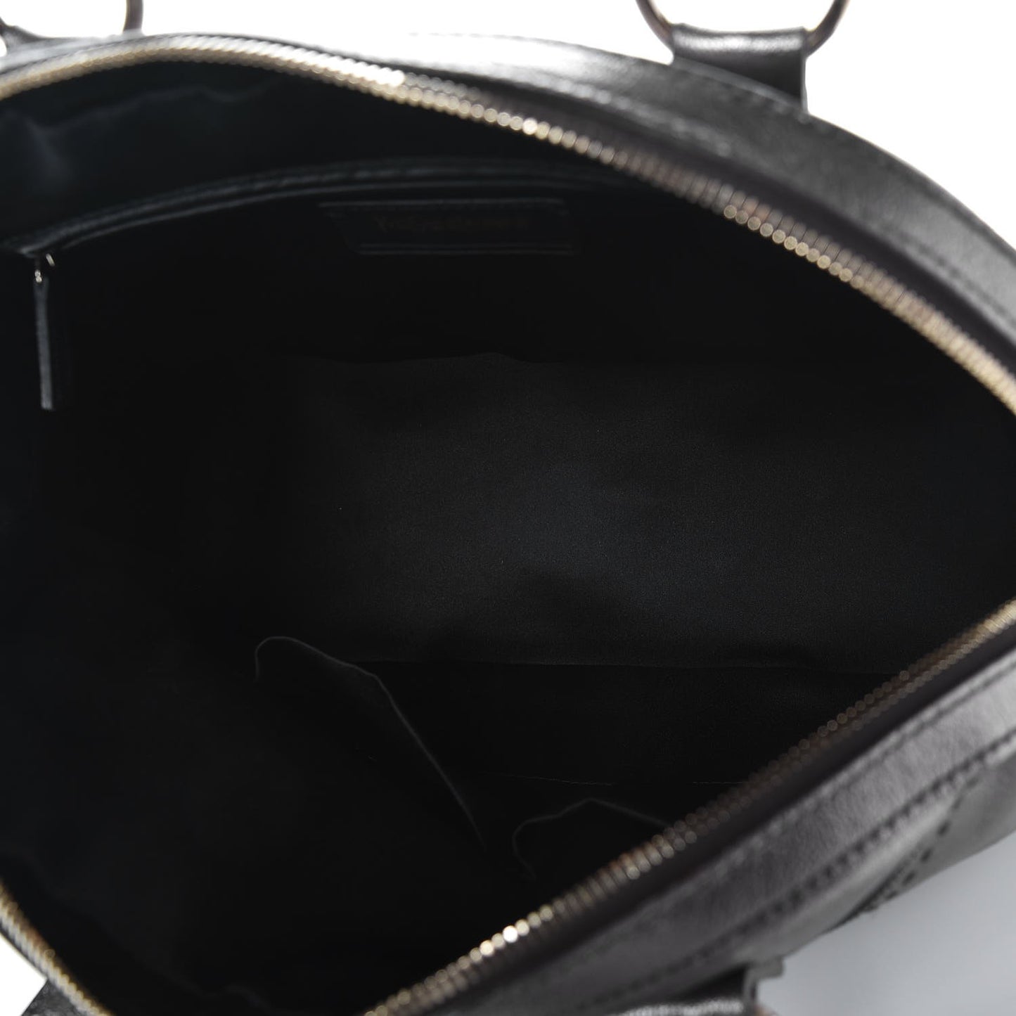Metallic Calfskin Large Muse Gunmetal