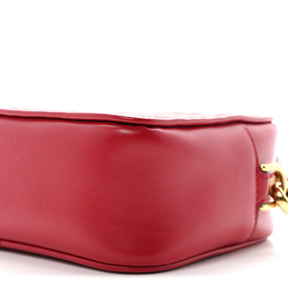 Fendi Vitello Century FF 1974 Embossed Mini Camera Case Fragola 10 of 10