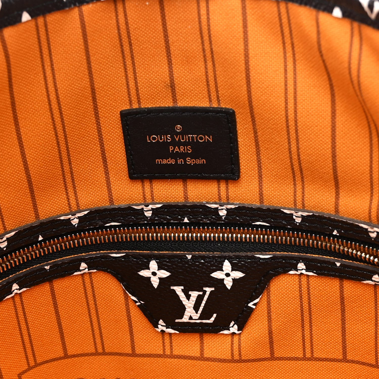 Louis Vuitton Monogram Giant Jungle Neverfull MM Black 6 of 12