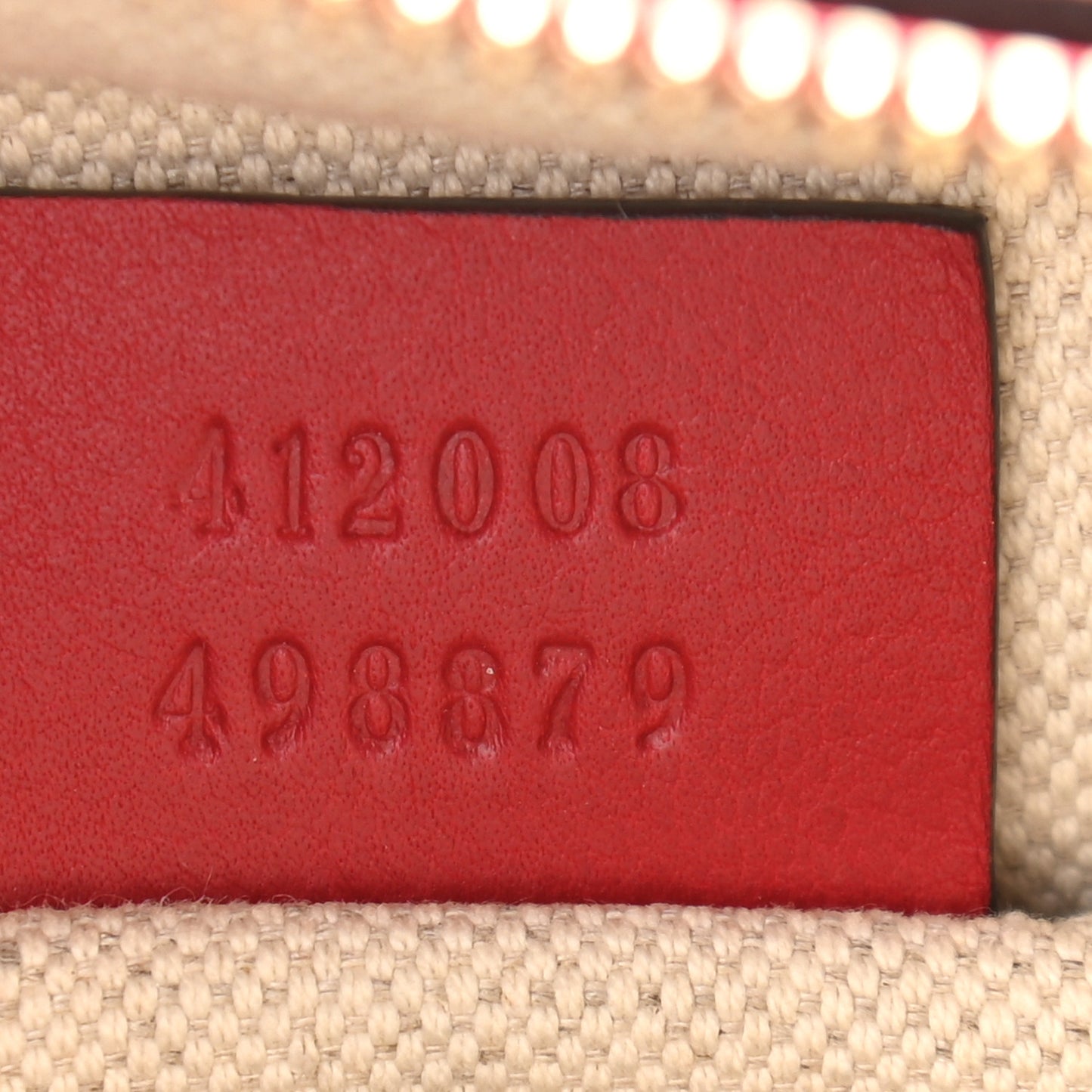 Monogram GG Supreme Web Small Webby Bee Shoulder Red
