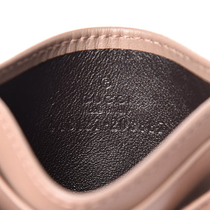 Gucci Calfskin Matelasse GG Marmont Card Holder Porcelain Rose 6 of 6